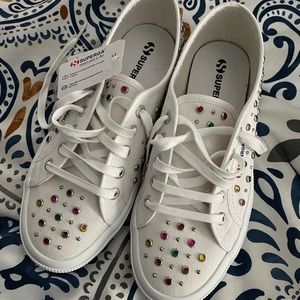 Superga Rhinestone Sneakers!
